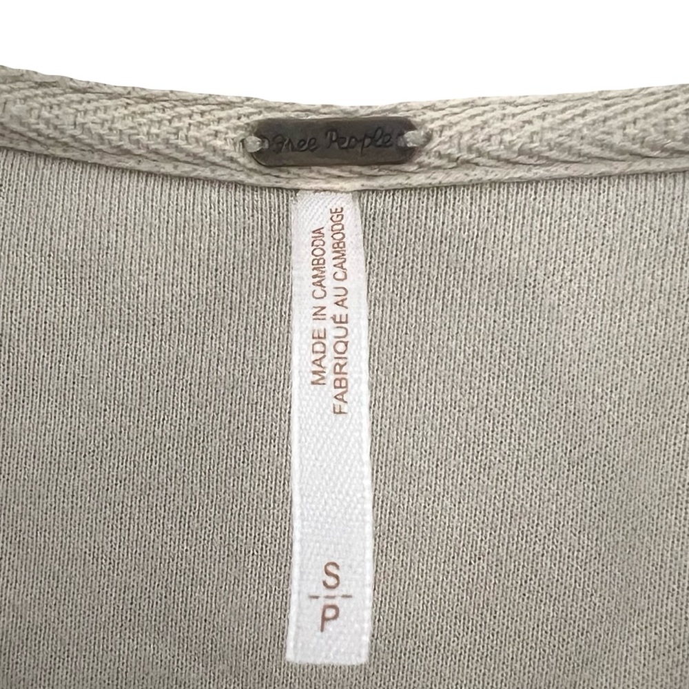 Free People Beige Oversized Jacket - Picture 5 of 8